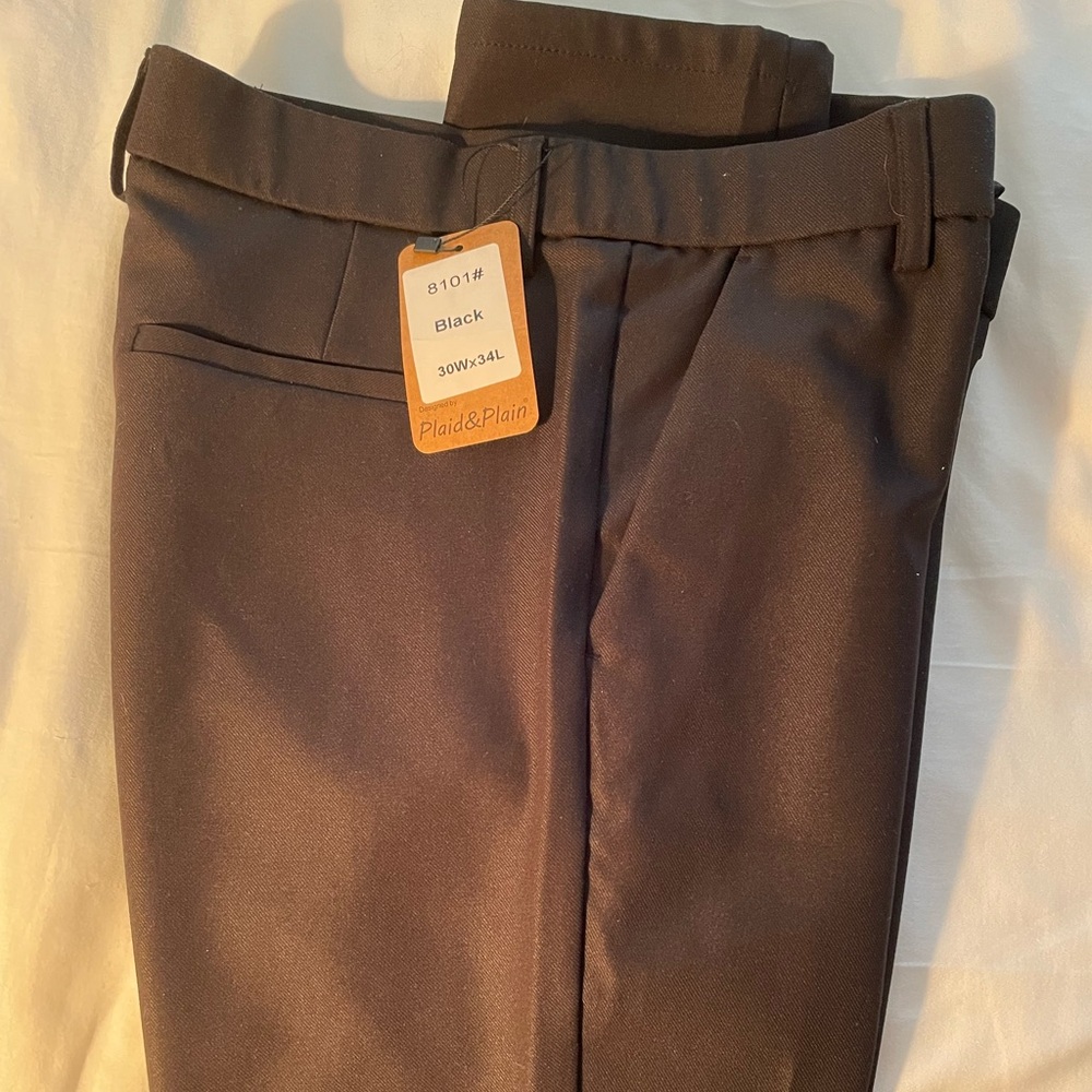 Men's Black slim fit Pants